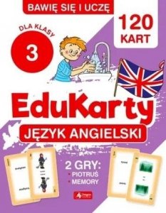 Edukarty Język angielski Bawię się i uczę 120 kart