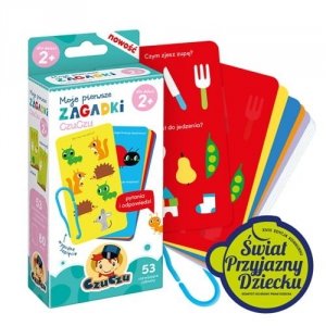 CzuCzu Moje Pierwsze ZAGADKI Karty 2+ Książeczka 6477706