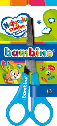 Nożyczki szkolne z podziałką Bezpieczne Bambino 