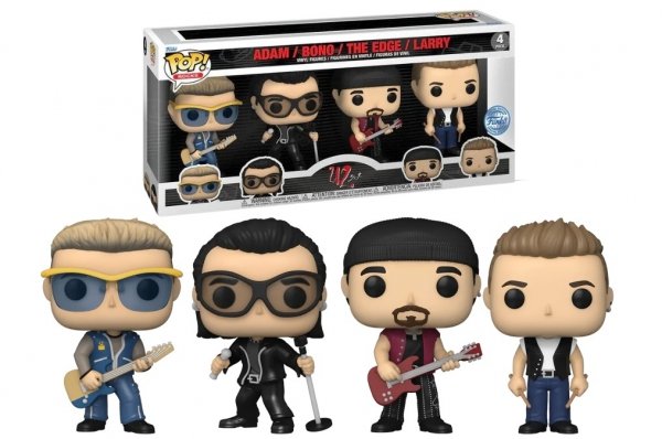 Funko Pop U2 Figurki Adam Bono The Edge Larry