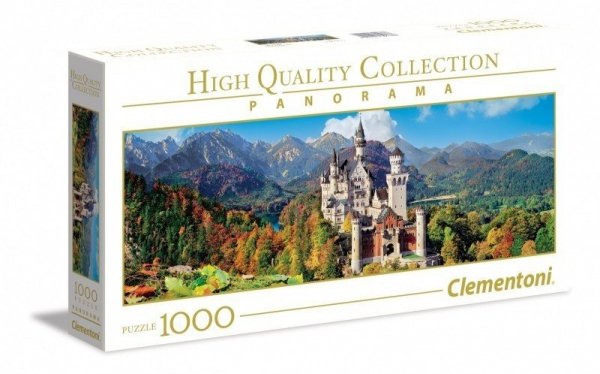 Puzzle 1000 Panorama Neuschwanstein Clementoni 