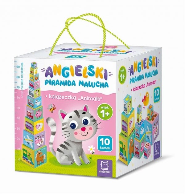 Angielski PIRAMIDA malucha edukacyjna Książeczka Animals