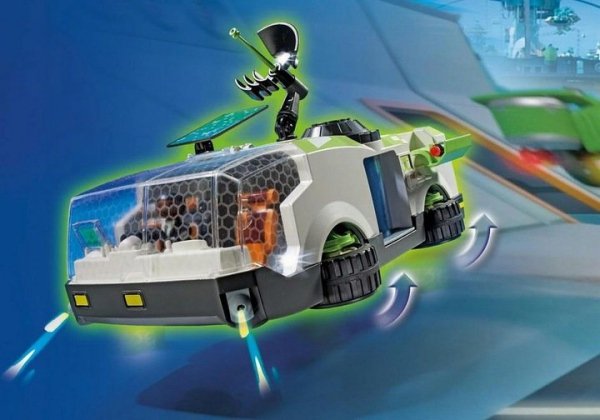 Playmobil Super 4 6692 Kameleon techno z agentem Gene