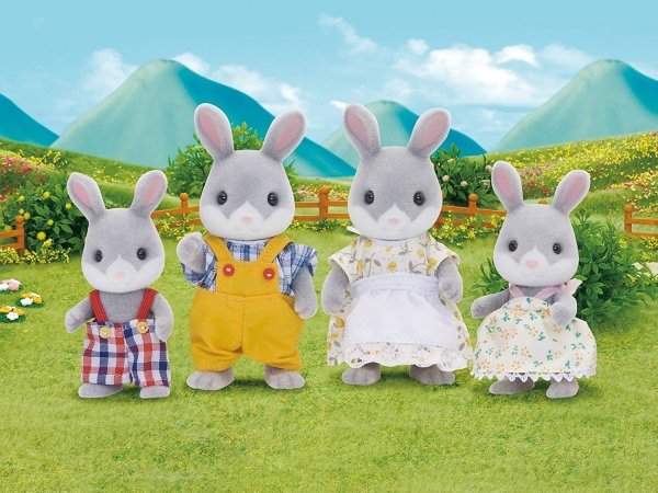 Sylvanian Families Rodzina Szarych Króliczków 4030 
