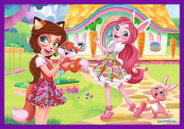 Puzzle Enchantimals 10w1 Trefl 90354 Mega Pack