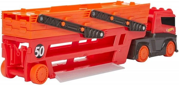 HOT WHEELS Ciężarówka Transporter TIR Laweta MATTEL GHR48