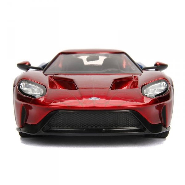 Spiderman Auto 2017 Ford GT + figurka Spider-man Metalowy Samochód Marvel