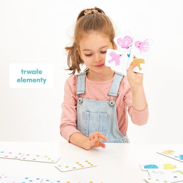 CzuCzu Kolory Domino Obrazkowe Gra 28 elem  2+