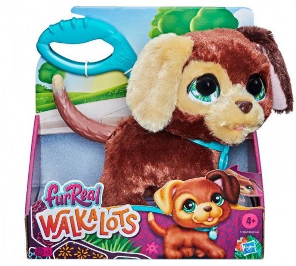 DUŻY Piesek interaktywny Furreal WALKALOTS na smyczy Hasbro F1996