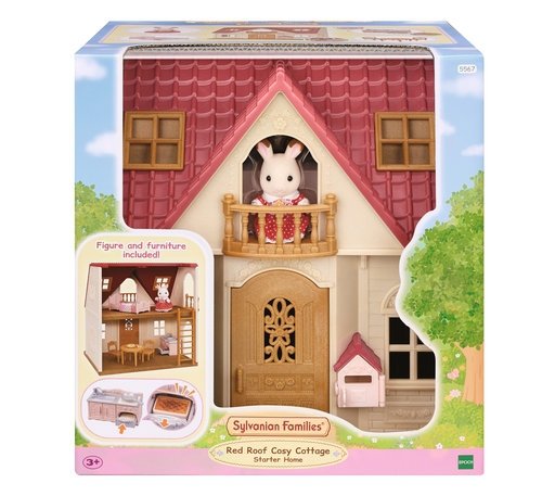 Sylvanian Families Przytulny domek wiejski z czerwonym dachem Epoch 5567