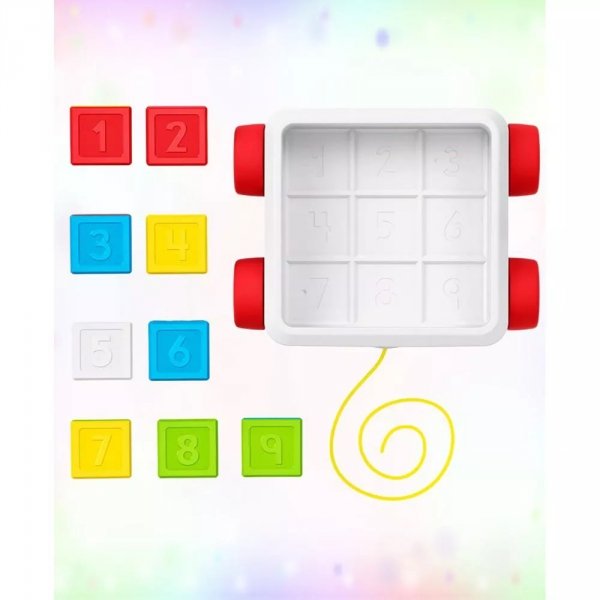 Klocki aktywizujące dla malucha do ciągnięcia Wózek Fisher Price GJW10