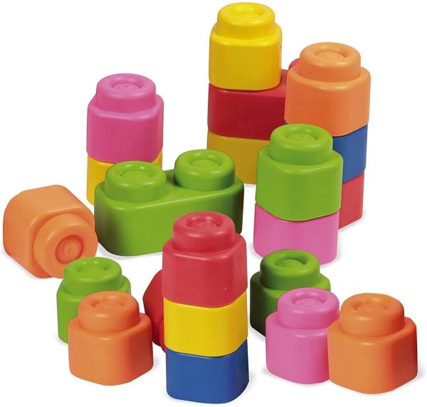Clemmy Miękkie Klocki CLEMENTONI 48 el Torba