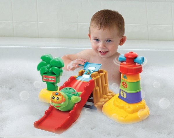 VTECH Toot INTERAKTYWNA WYSPA DO KĄPIELI + ŻÓŁWIK 2w1