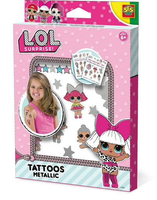L.O.L. SES Zestaw tatuaży metalicznych Tattoos