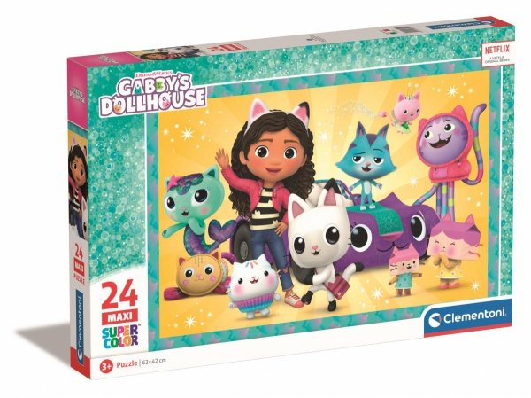 Puzzle 24 MAXI GABI Koci domek Gabby 