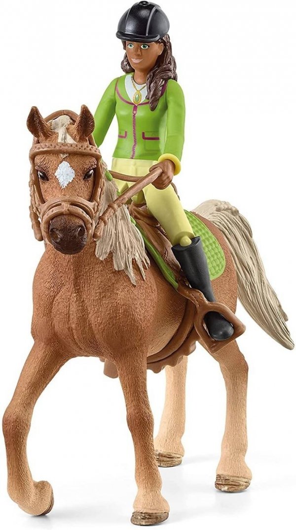 Schleich Horse Club 42542 Jeździec Sarah i klacz