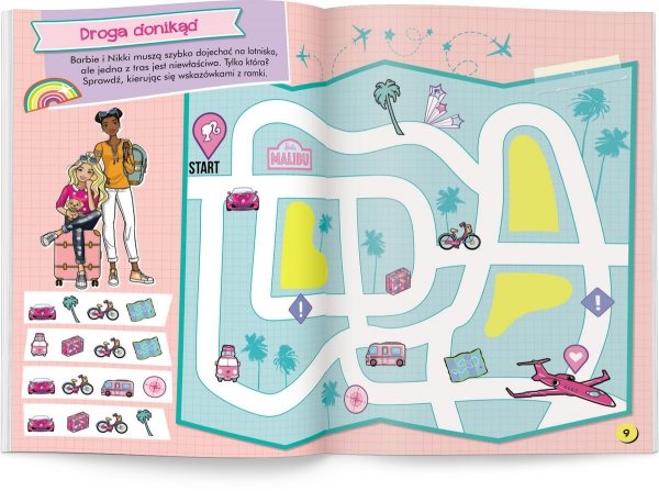 Barbie Dreamhouse Zadania do zmazywania + Mazak