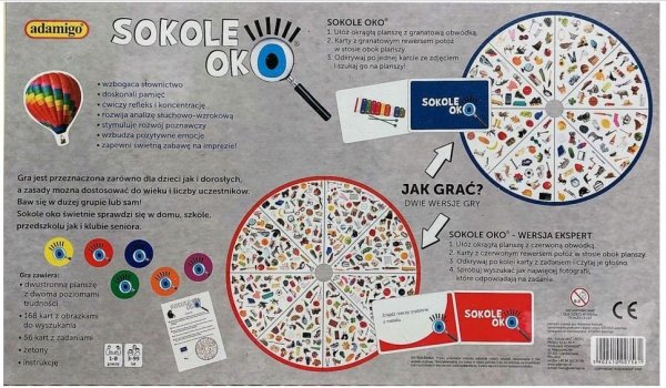 Sokole oko 2 gry edukacyjne Foto Adamigo