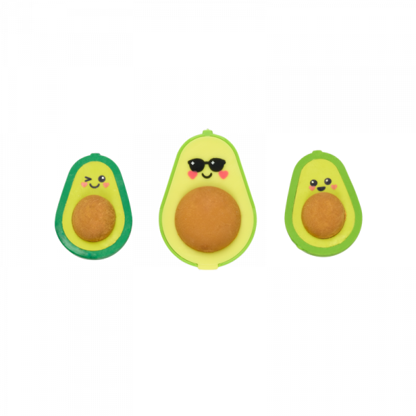 Awokado Gumki do ścierania + Temperówka Avocado