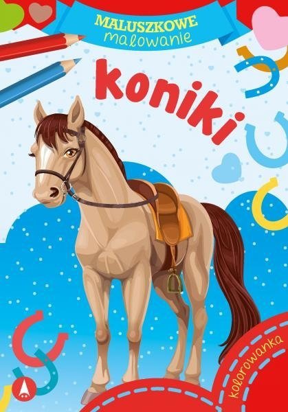 Koniki-Maluszkowe-malowanie-Kolorowanka