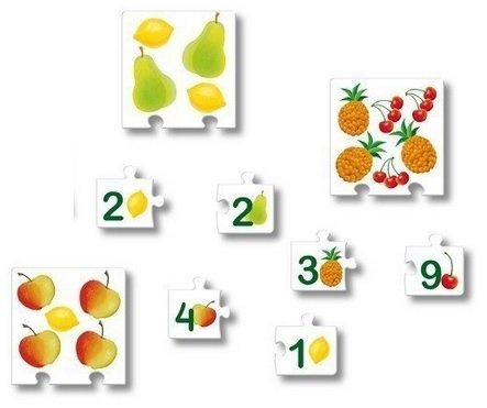 Liczę i dodaję Adamigo 2 Gry edukacyjne Puzzle Układanki