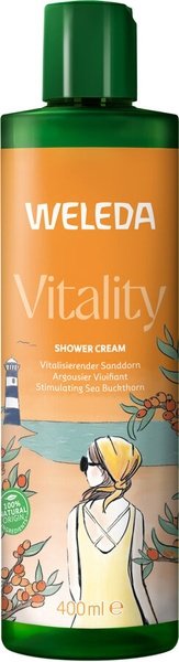 Weleda Kremowy płyn pod prysznic VITALITY z rokitnikiem 400 ml