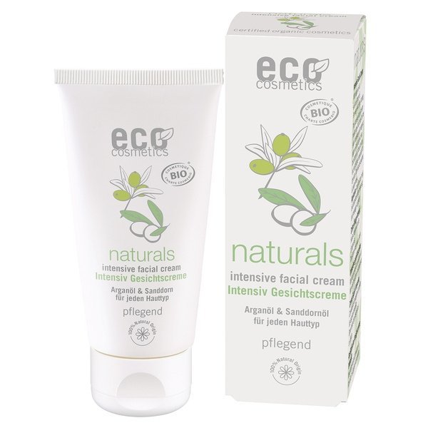 eco cosmetics Naturals INTENSIVE FACIAL CREAM Krem intensywnie pielęgnujący Olej arganowy, rokitnik 50 ml