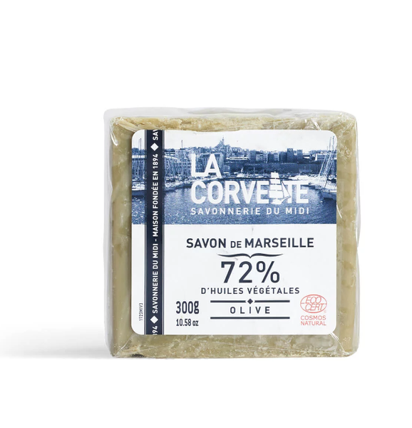 LA CORVETTE Mydło marsylskie 72% oliwy z oliwek 300 g
