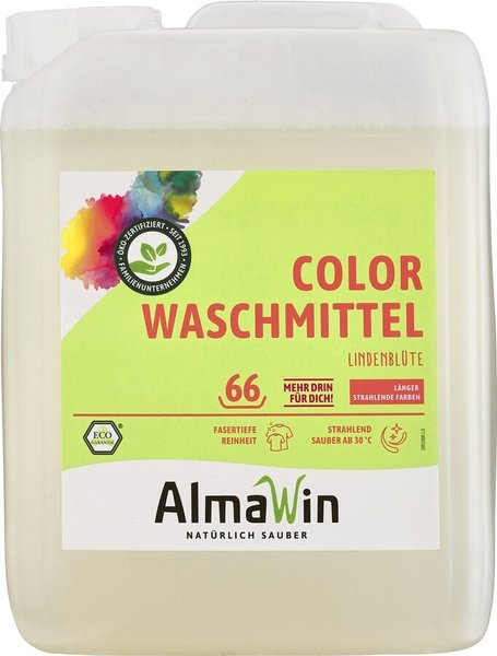  Almawin Płyn do prania tkanin kolorowych KWIAT LIPY 5 l (66 prań)