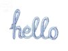 Balon foliowy Hello 72x45 cm holograficzny