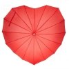 Parasol czerwony w kształcie SERCA 100x113cm