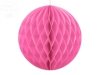 Kula bibułowa różowa 10 cm