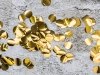Konfetti metalizowane kółka złote15g