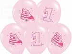 Balony 14cali różowe Trampek nr 1