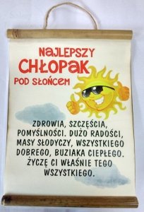 Dyplom Najlepszy Chłopak Pod Słońcem