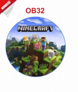 Opłatek na tort  MINECRAFT