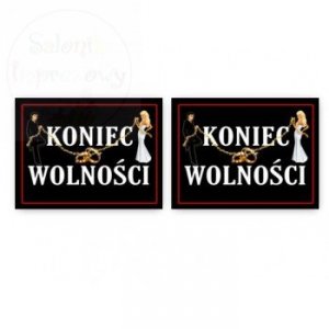 Naklejki na buty Koniec Wolności 2szt