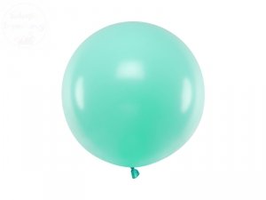 Balon 60 cm pastelowy miętowy 1szt