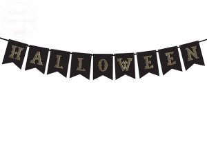 Girlanda Halloween - czarna 20 x 175 cm