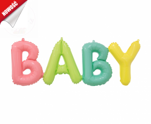 Balony foliowy BABY 85x29 cm