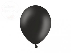 Balony 12 cali pastelowe czarne 1 szt