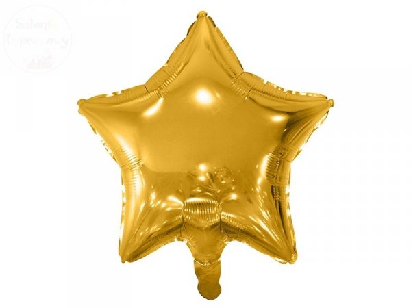 Balon foliowy Gwiazdka złota 48 cm