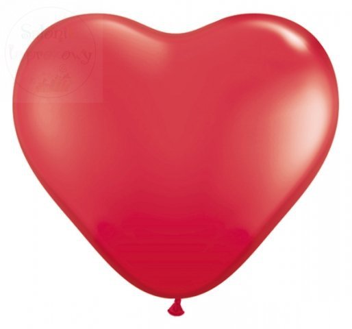 Balony 10 cali serca meks czerwone 1szt