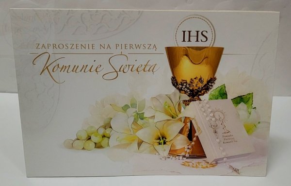 Zaproszenie na Pierwszą Komunię Świętą