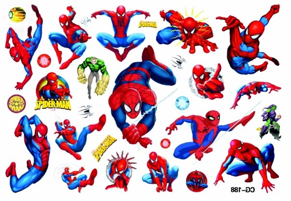    Tatuaże zmywalne dla dzieci SPIDER MAN 