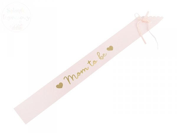 Szarfa blady róż Mom to Be 75 cm