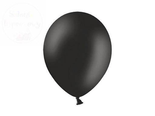 Balony 12 cali pastelowe czarne 1 szt