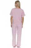 Różowa piżama damska Doctor Nap 5324 