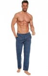Spodnie piżamowe męskie długie w kratkę Cornette 691/45