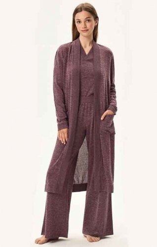 Szlafrok Henderson Ladies 41948 Fudge